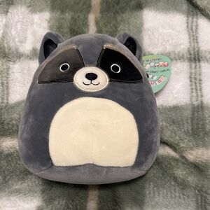 Squishmallows Gray Randy Raccoon Plush